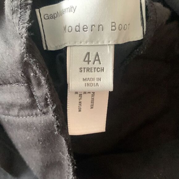 Pre Owned Women’s Gap Maternity Modern Boot Cut Stretch Pants Sz 4A Comfortable - Picture 10 of 10